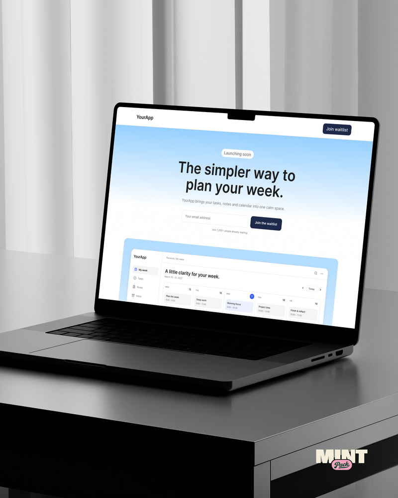 Launching Soon - Landing Page Template