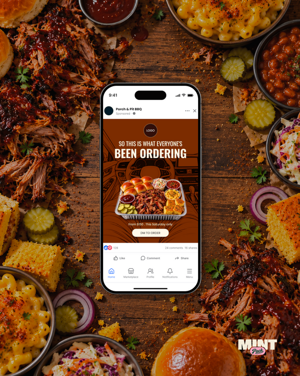 Pulled Pork Platter - Social Ad Template