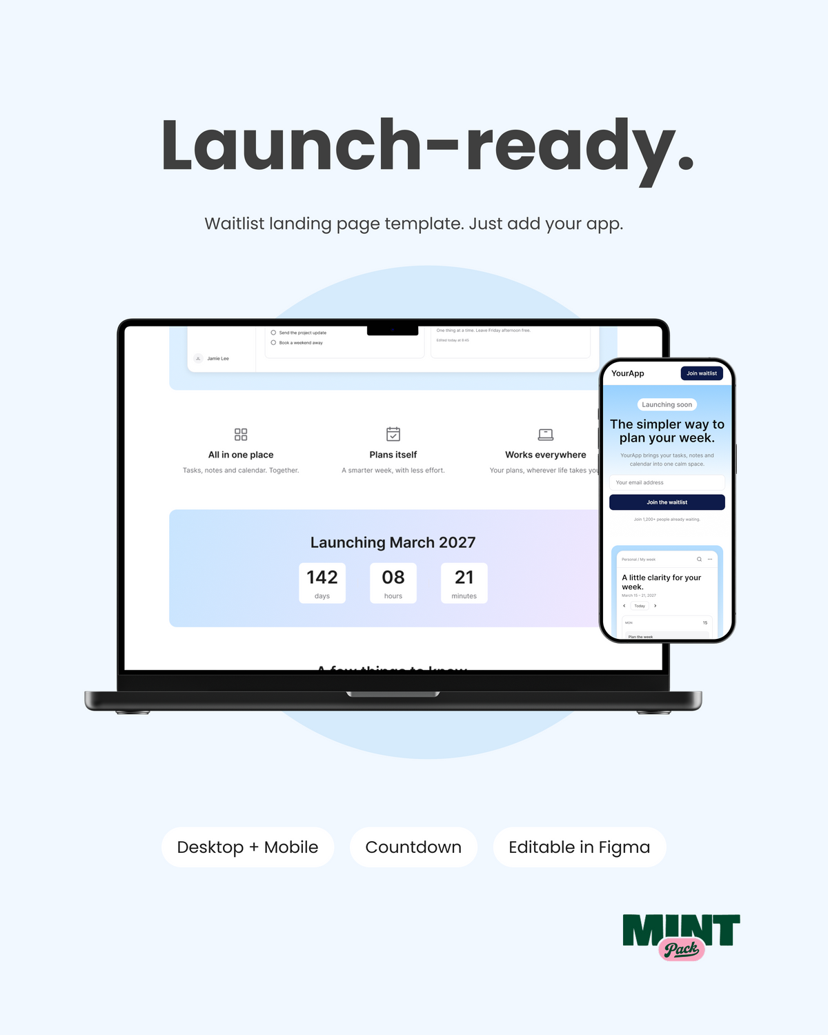 Launching Soon - Landing Page Template