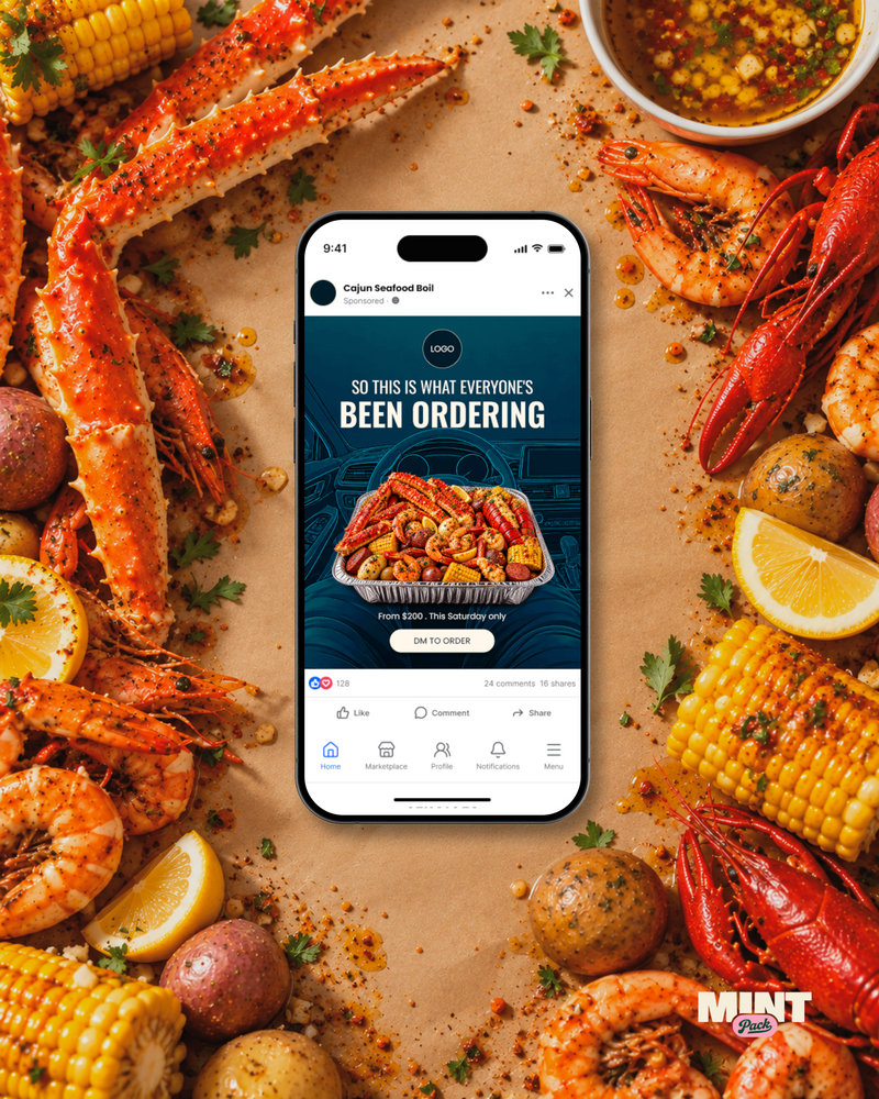 Seafood Boil - Social Ad Template