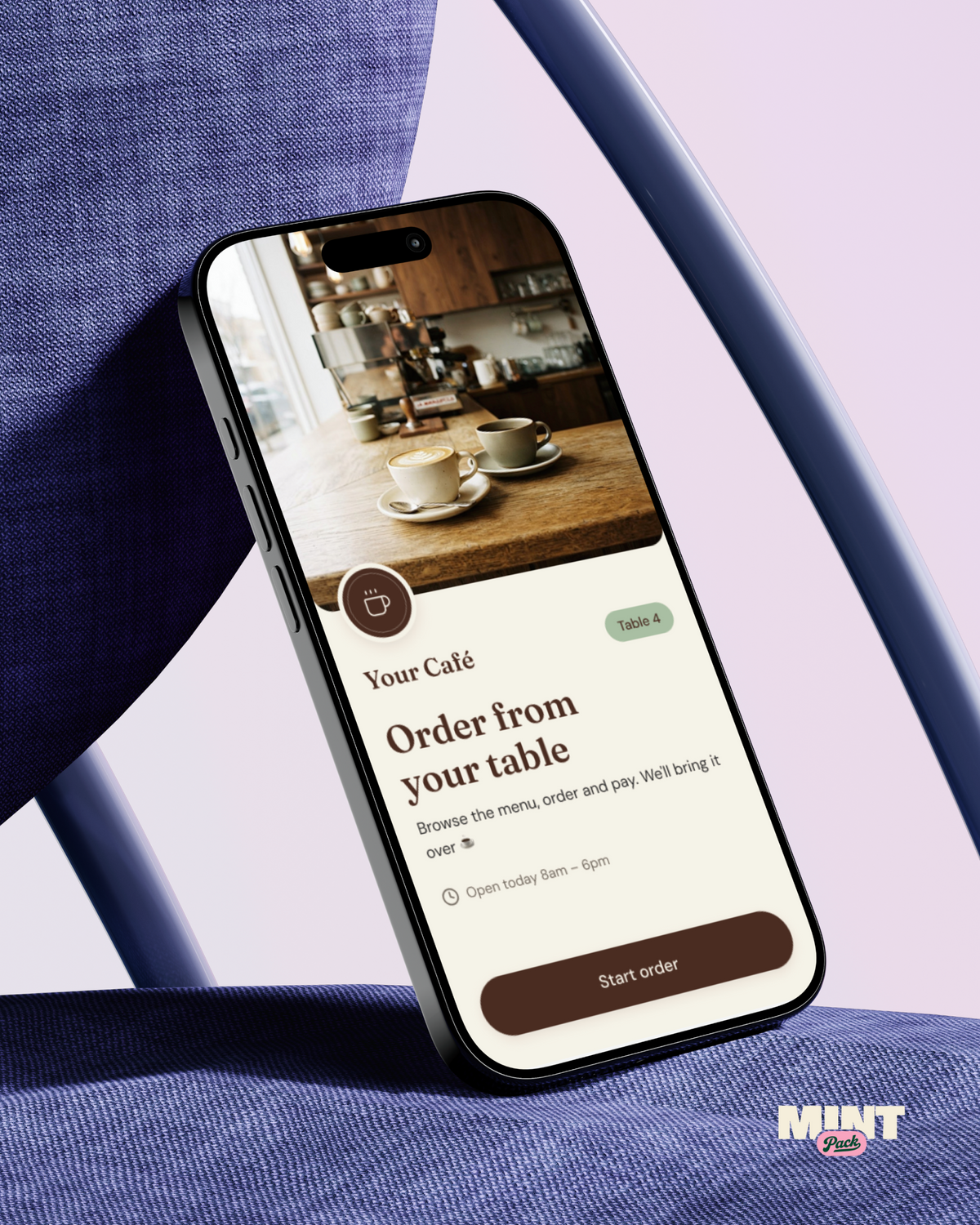 Café QR Ordering App - UI Kit