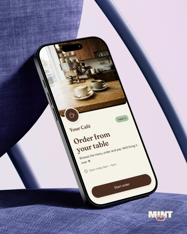 Café QR Ordering App - UI Kit