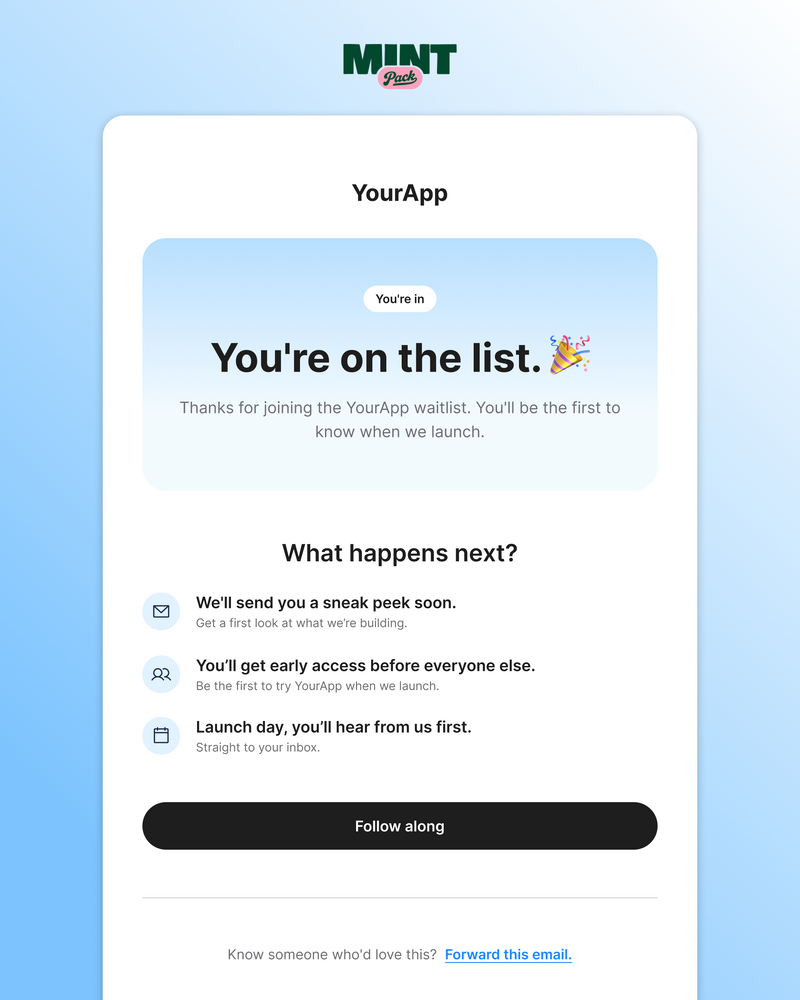 Launch Emails - Email Template Kit