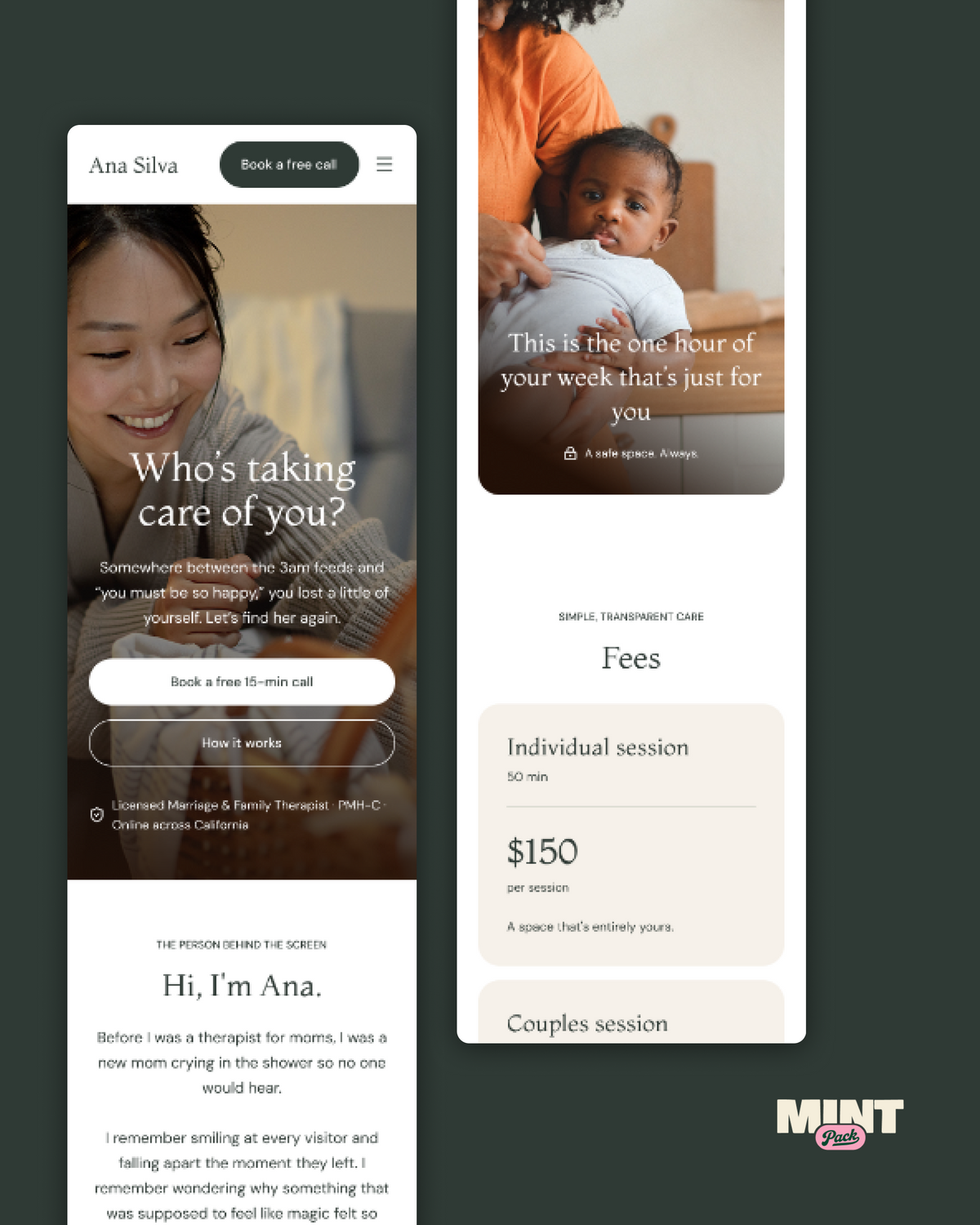 Gentle Start – Therapist Landing Page Template