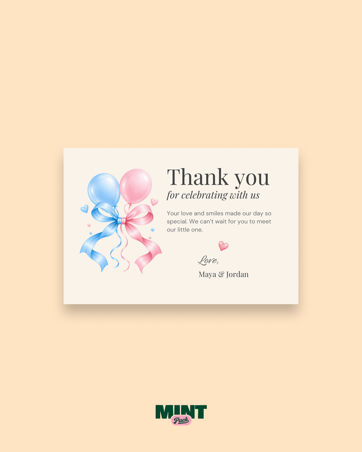 Gender Reveal - Party Invitation Kit