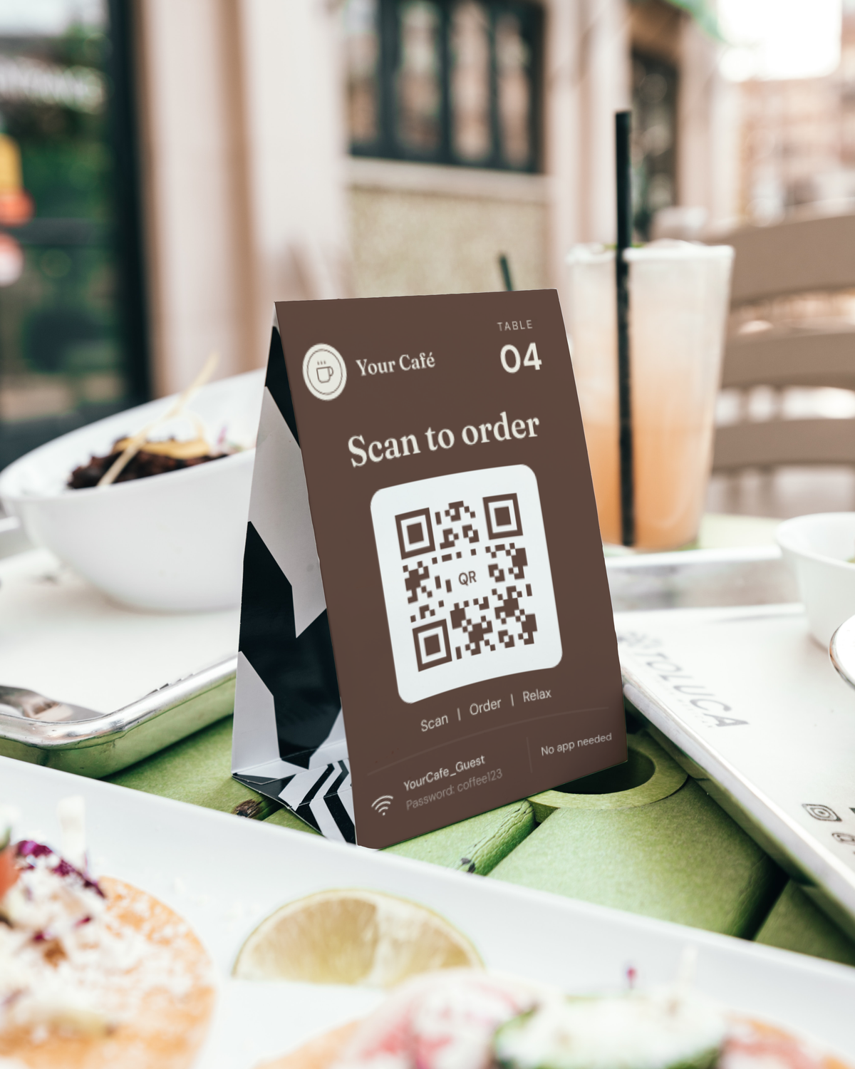 Café QR Ordering App - UI Kit